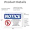 Signmission Detention Pond No Access Permitted Sign, Vinyl Decal, 14in W x 10in L, 2PK OS-2PACK-NS-D-1014-L-10979 - alternate 4